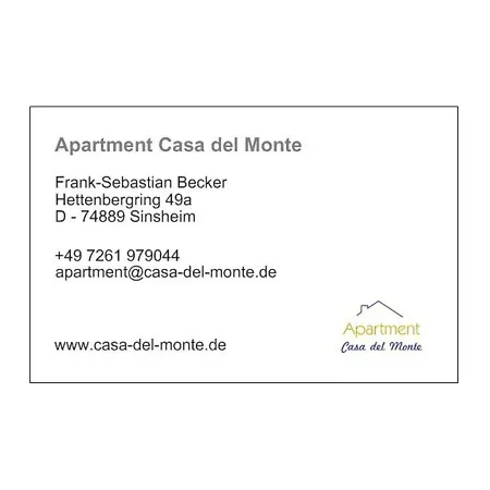 Casa Del Monte Sinsheim
